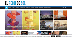 Desktop Screenshot of elrelojdesol.com
